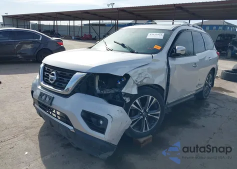 2018 Nissan Pathfinder Platinum z USA, uszkodzony, nr VIN 5N1DR2MN8JC650117